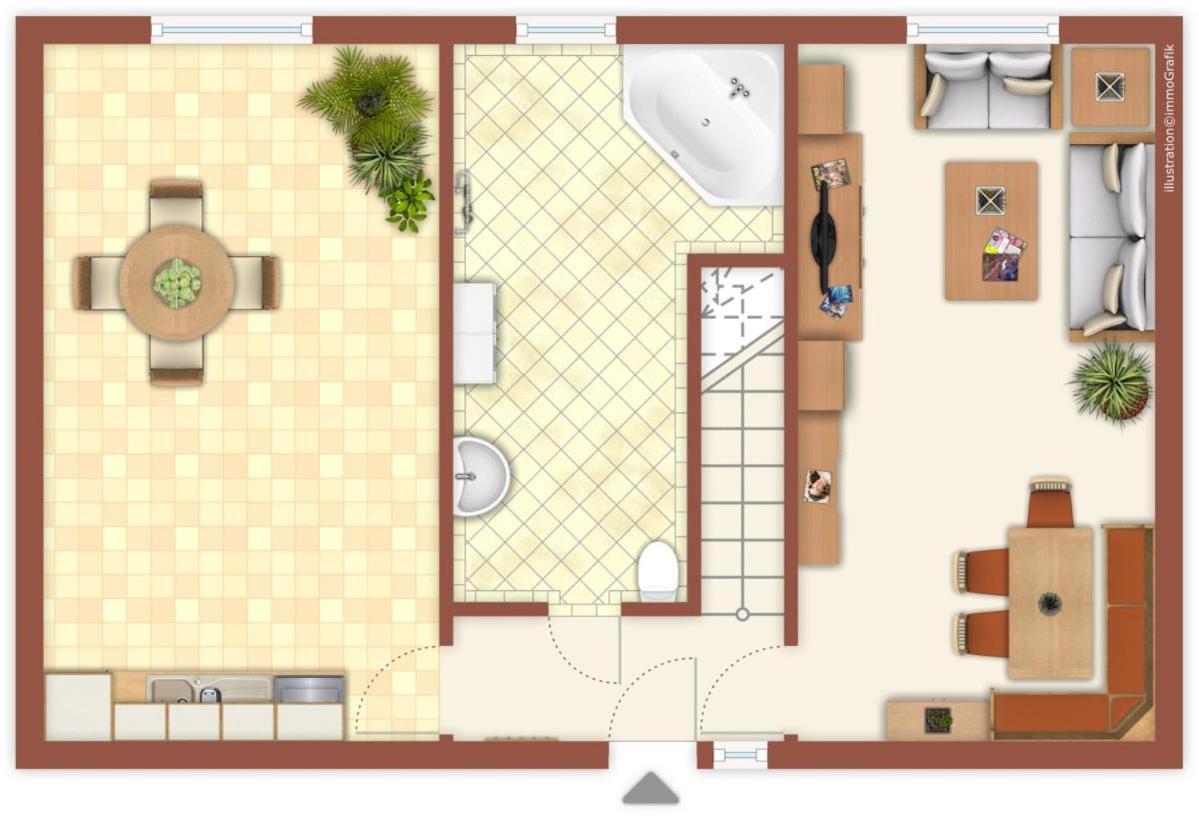 Leuchtturm, Ca 200m Z. Apartment *